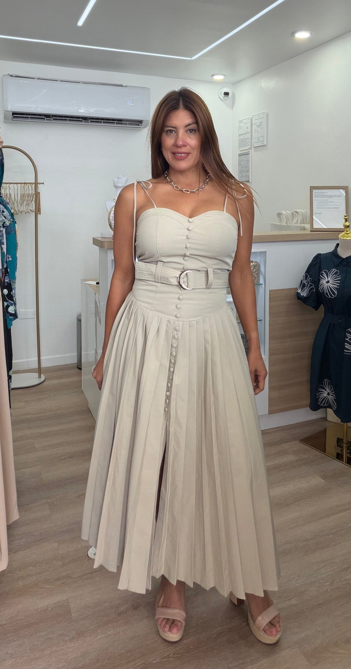 Grace Belted Dress