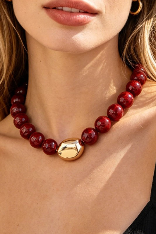 Scarlet Charm Necklace