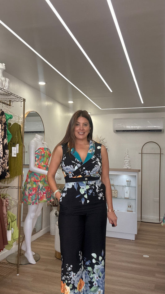 Sol Floral Jumpsuit