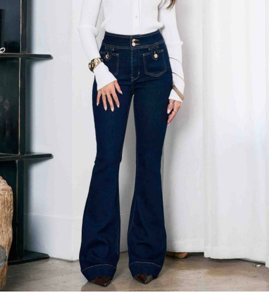 Vibrant Flare Jeans