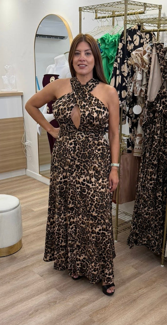 Leopard Maxi Dress