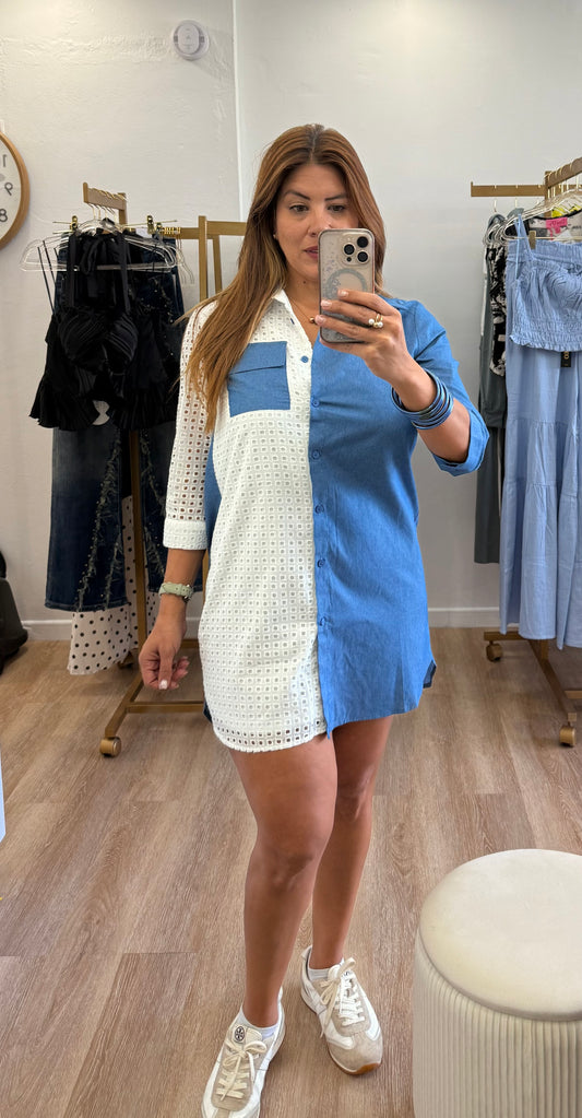 Denim Shirt Dress