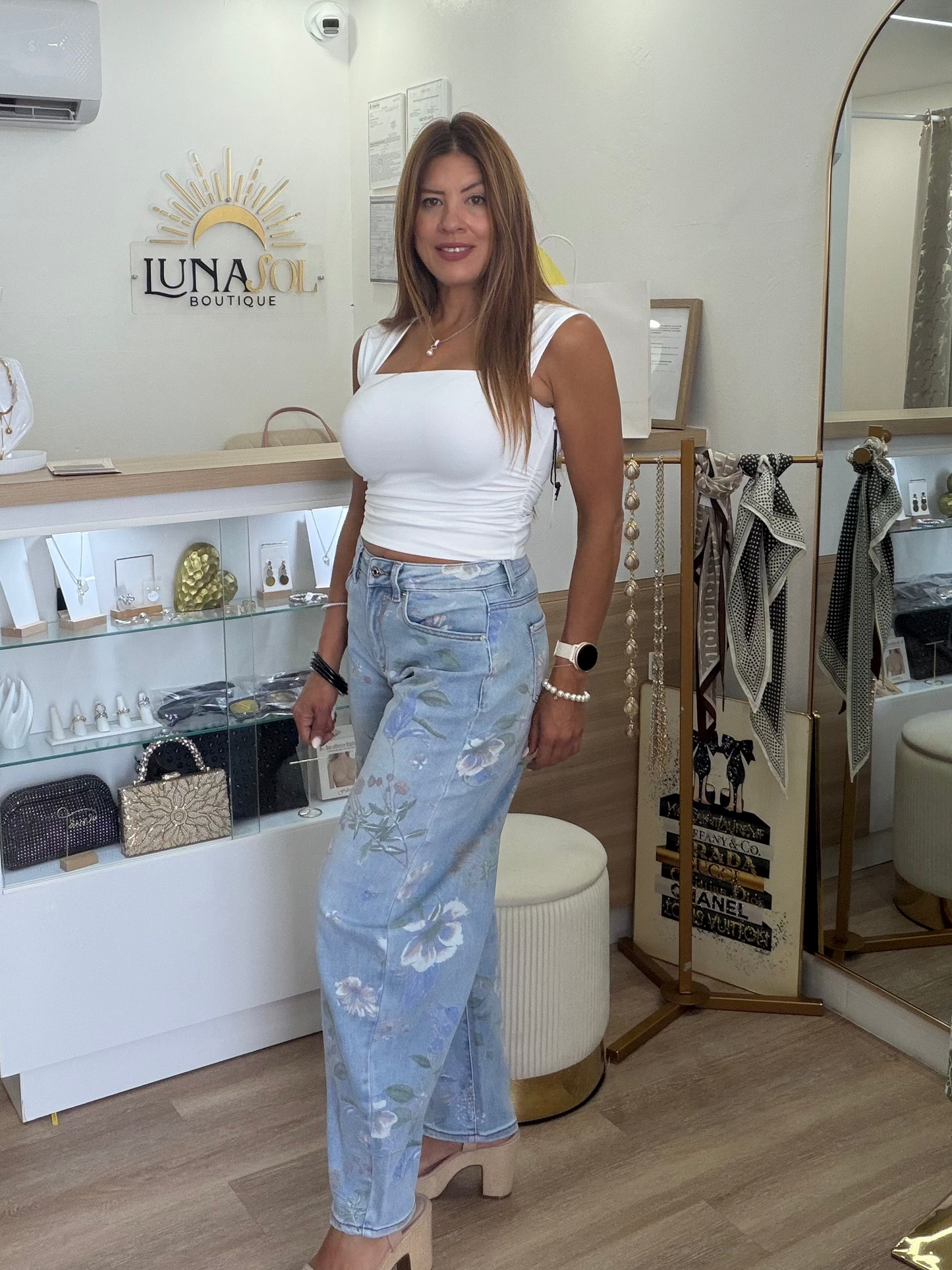 Bloom Barrel Jeans